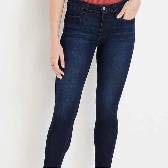 Kancan Midrise Skinny Side Slit Ankle Jeans Size 29 - Picture 1 of 10